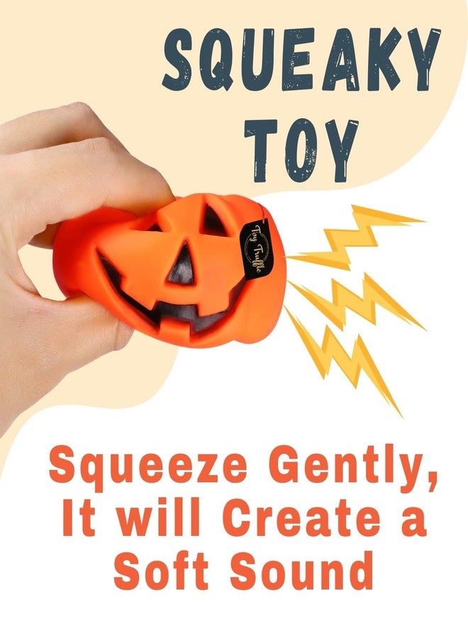 Toy Truffle Squeaky Pumpkin Toy, Fun & Festive Pet Toy for Hours of Entertainment, Festive Pet Plaything, Interactive Pumpkin Fun, Stimulating Squeaker Sound, Safe Pet Toy, Pet Entertainment. - Image 5